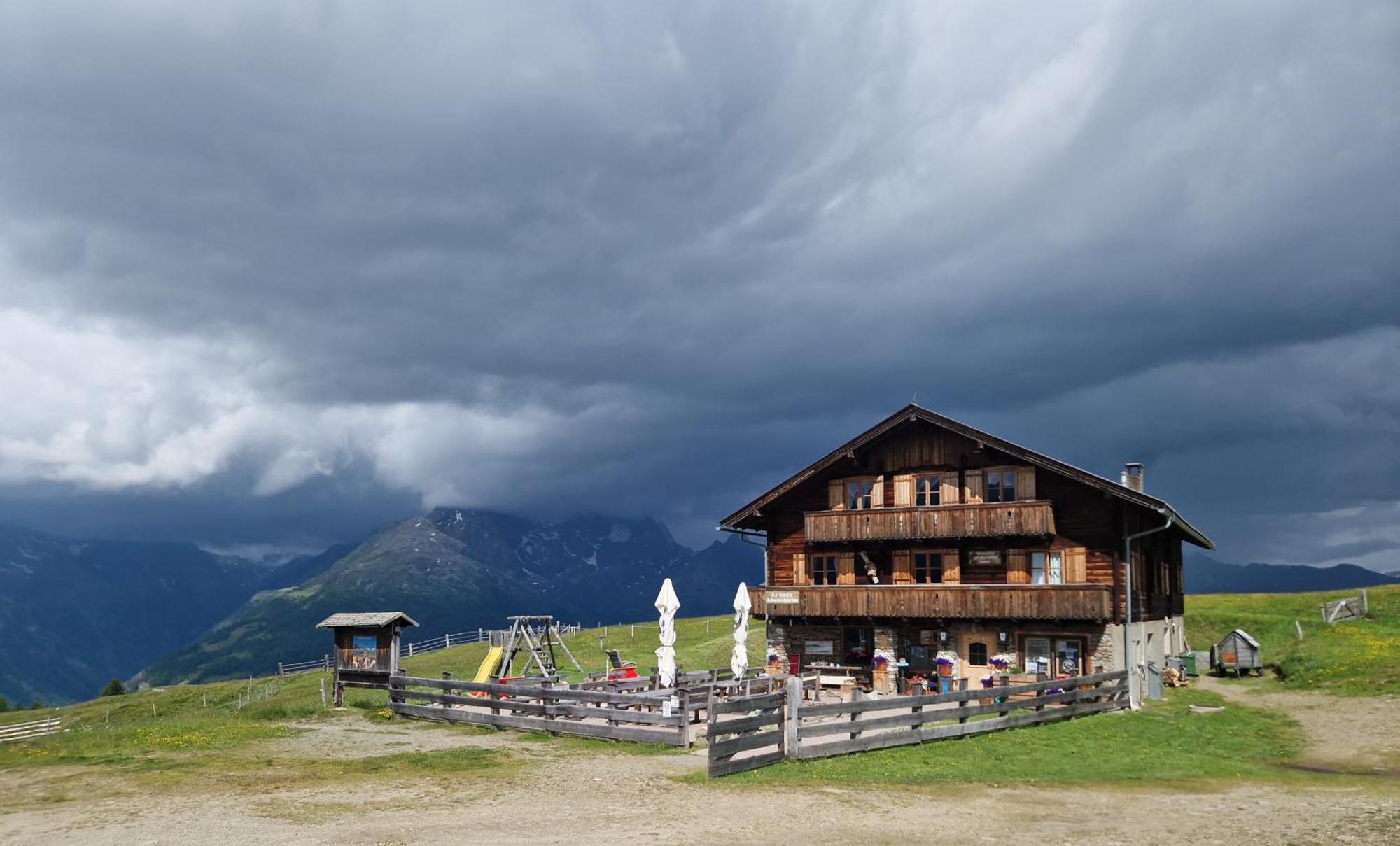 Almgasthaus Glocknerblick Großkirchheim Eksteriør billede